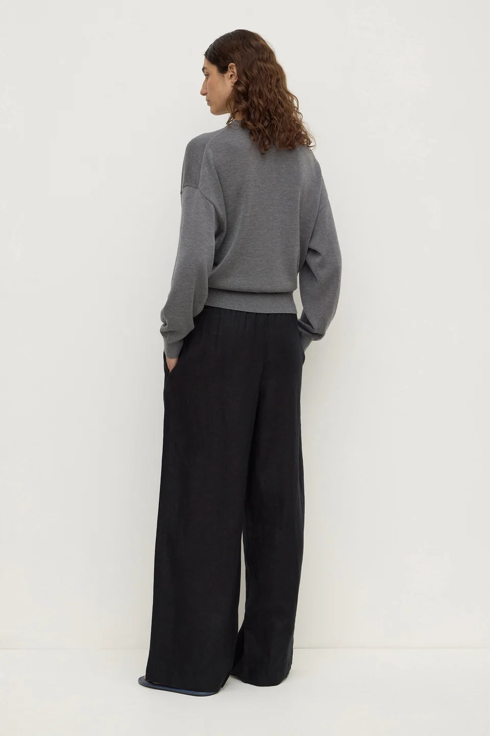 Everyday Linen Pant BLACK
