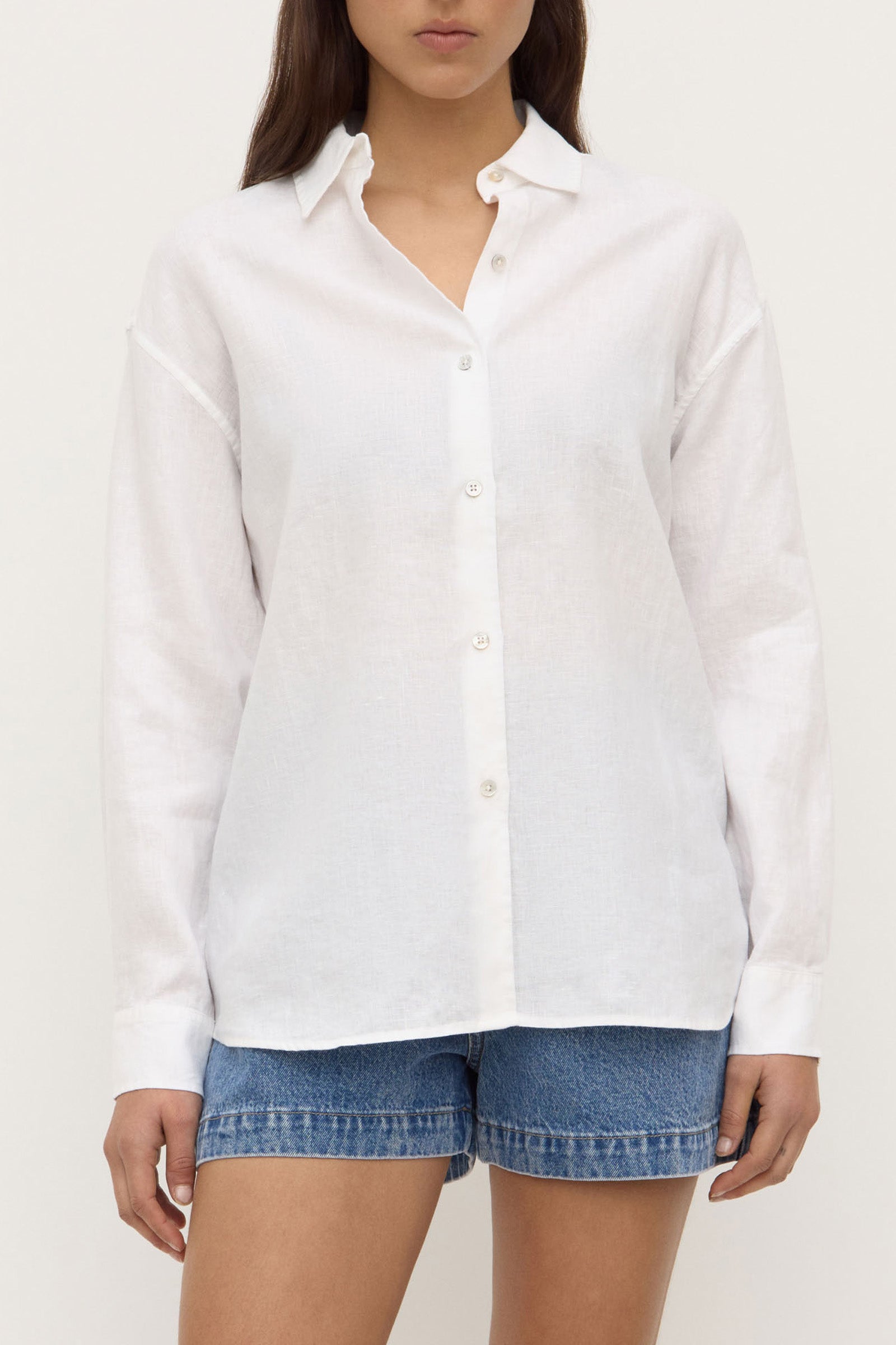 ASSEMBLY LABEL // Everyday Linen Shirt WHITE