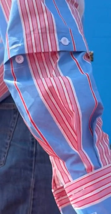 COMMONPLACE // Eastern Shirt BABY BLUE PINK