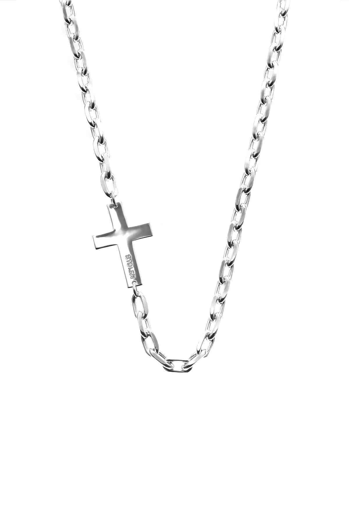 SGC // Falling Cross Maxi Necklace