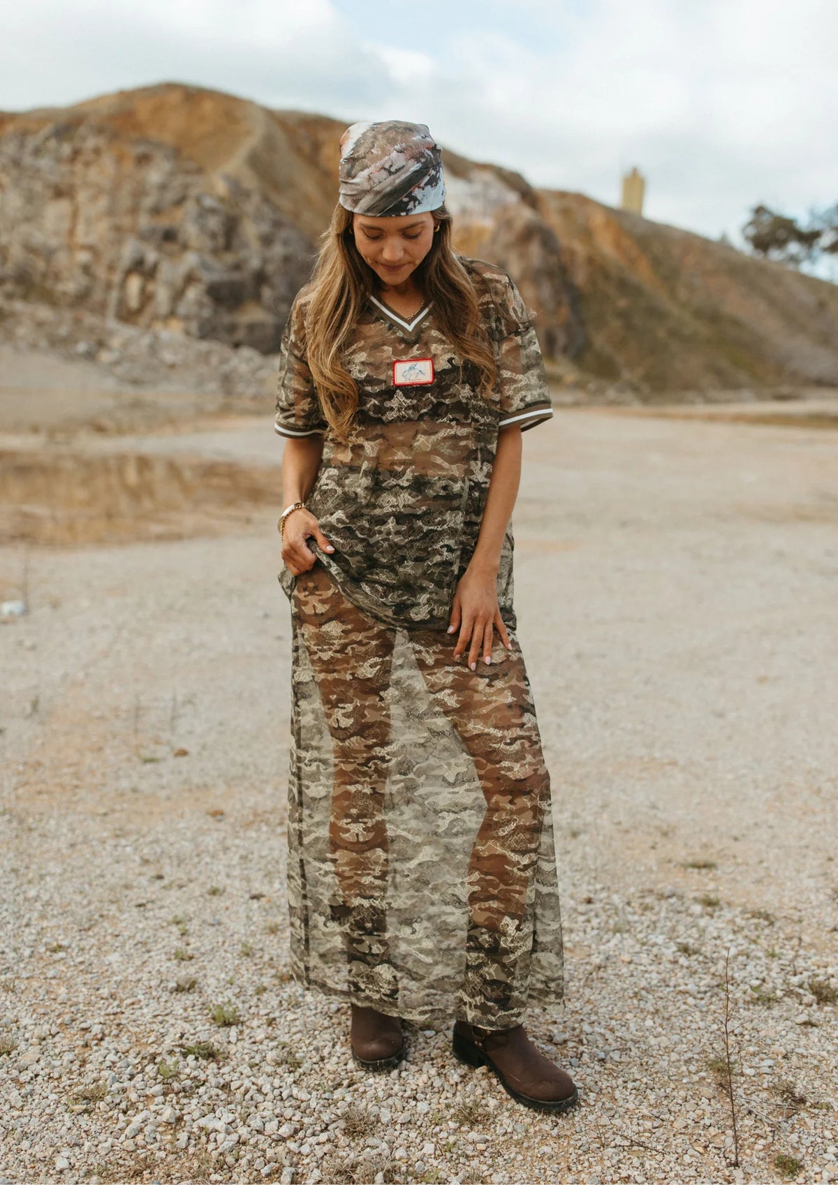 CAMO Lace Skirt
