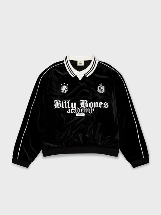 BILLY BONES // FC Velvet Sweater BLACK