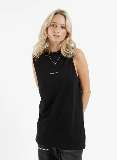 FEDERATION // Staple Tank Tiny BLACK