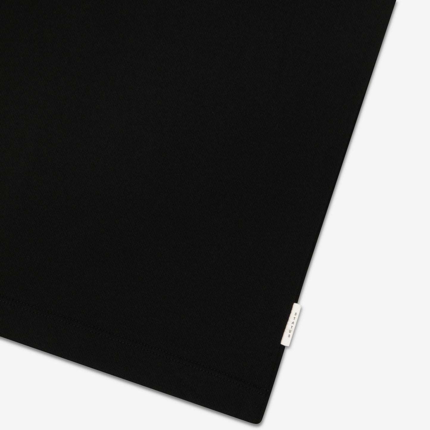 STATUS ANXIETY // Feels Right Logo Tee BLACK