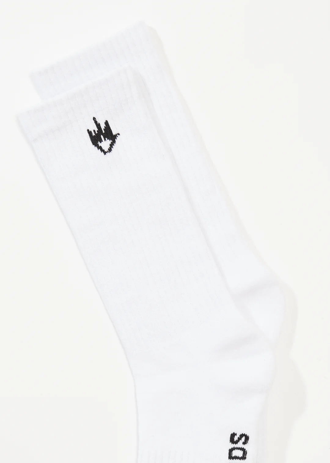 AFENDS // Flame Socks 3Pack WHITE