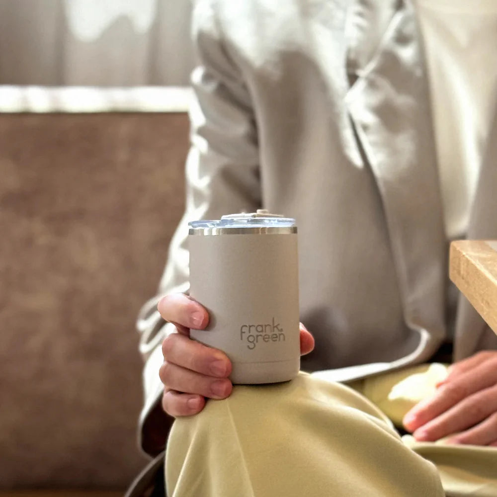 FRANK GREEN // 12oz Coffee Cup w Hinged Lid MOONDUST