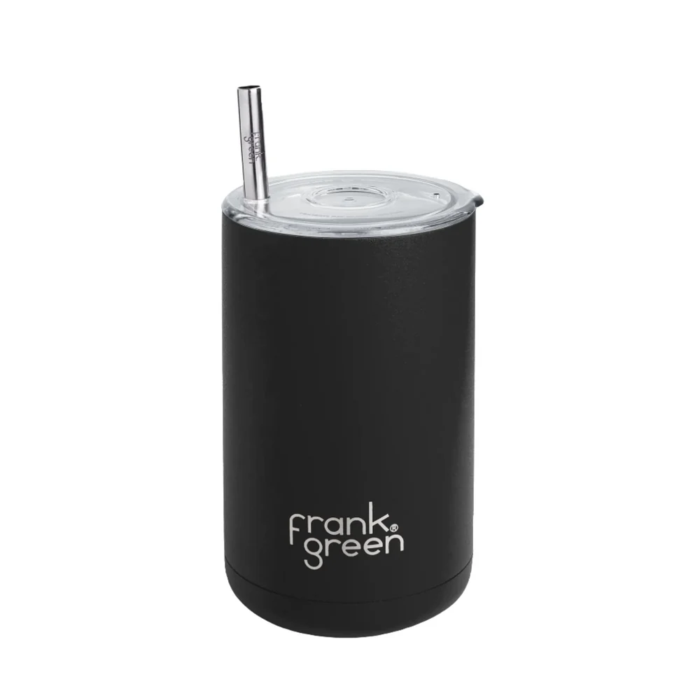 FRANK GREEN // Iced Coffee Cup w Straw MIDNIGHT