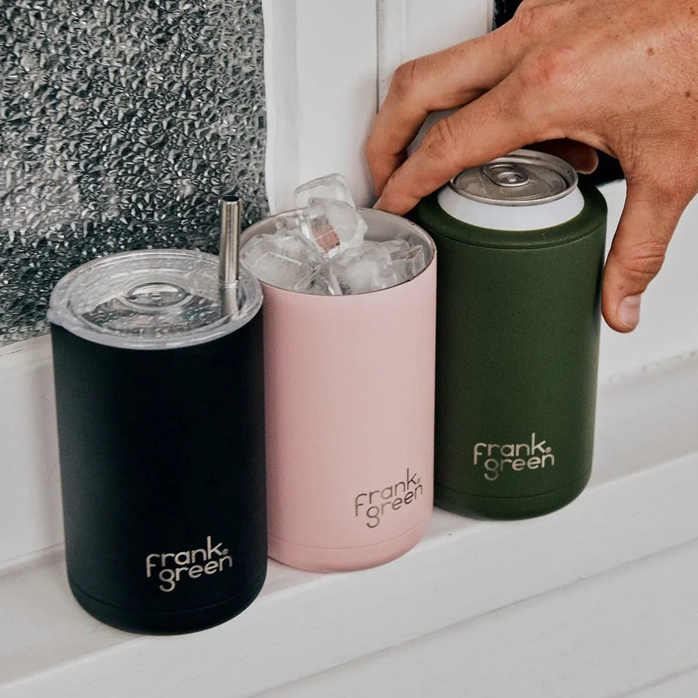 FRANK GREEN // Iced Coffee Cup w Straw MIDNIGHT