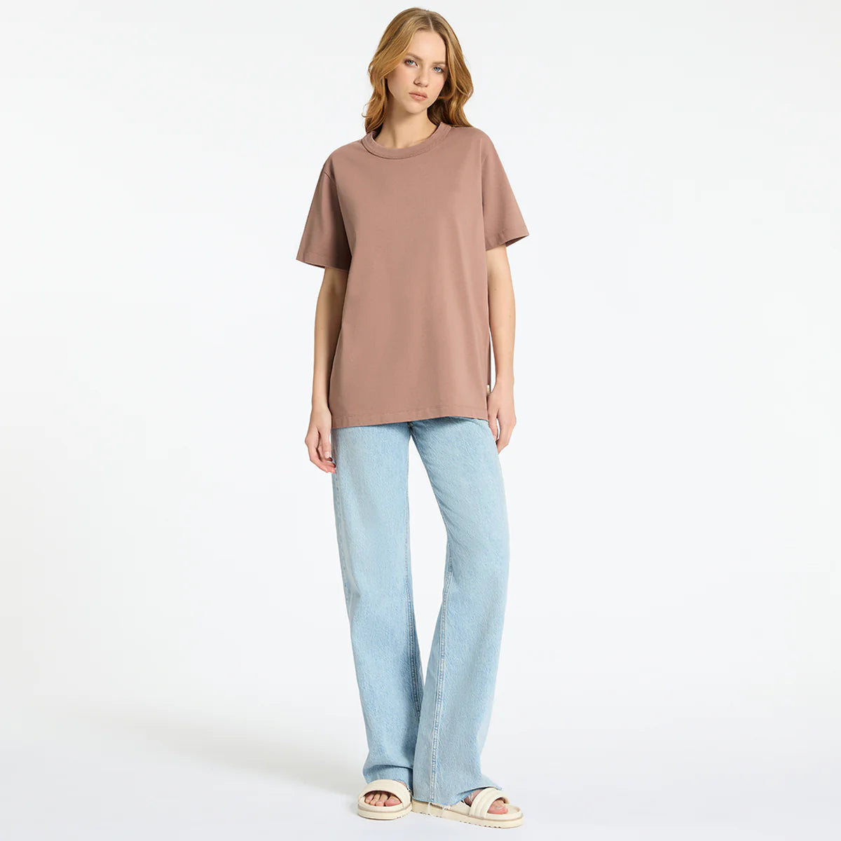 STATUS ANXIETY // Feels Right Tee DUSTY ROSE