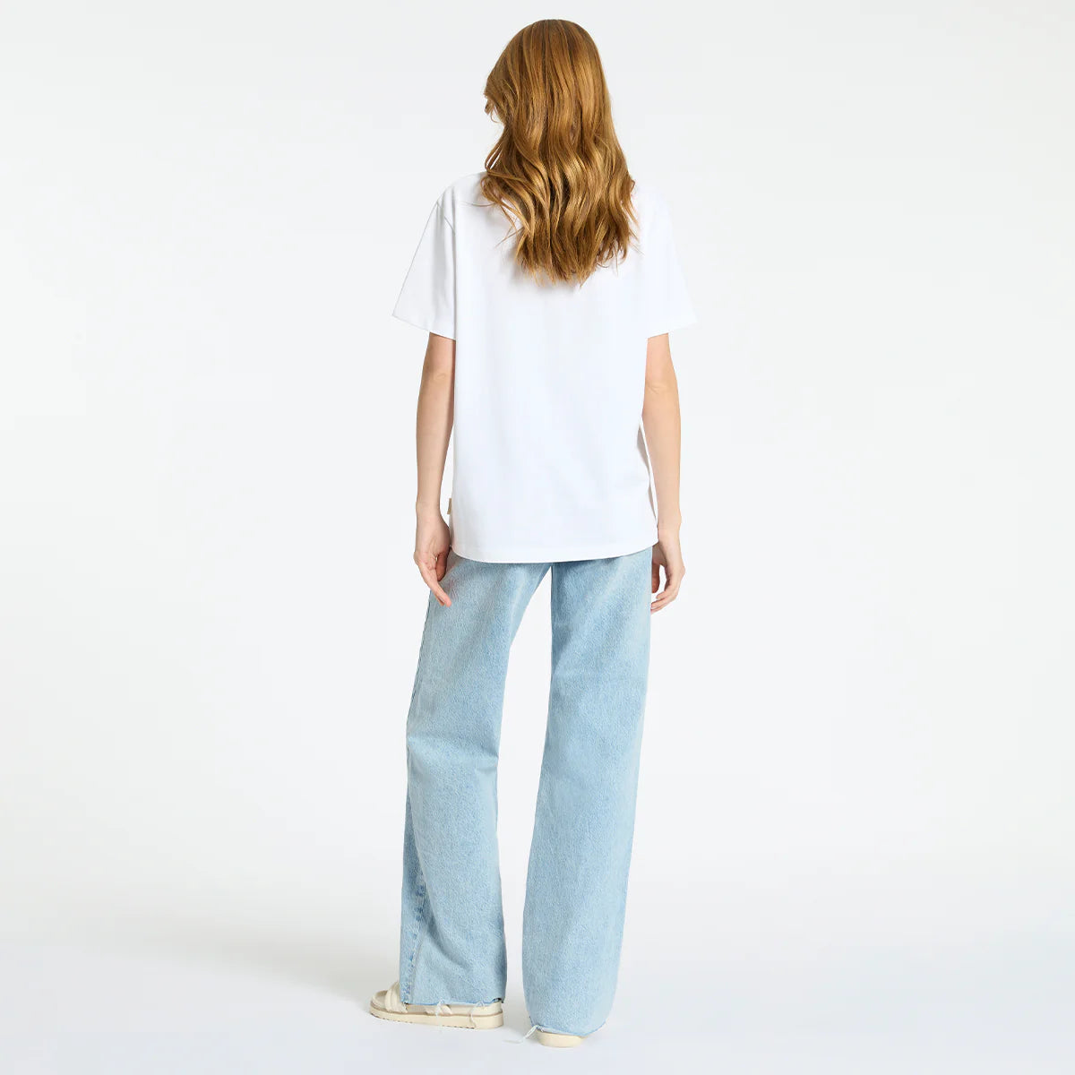 STATUS ANXIETY // Feels Right Tee OFF WHITE