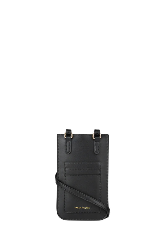 KAREN WALKER // Filigree Phone Pouch BLACK
