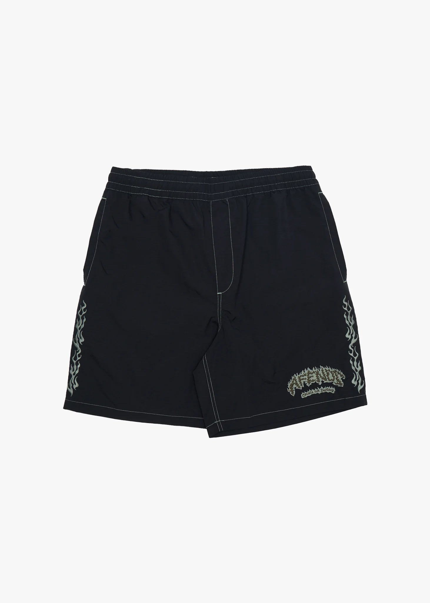 AFENDS // Flame On Baywatch Short 18" BLACK