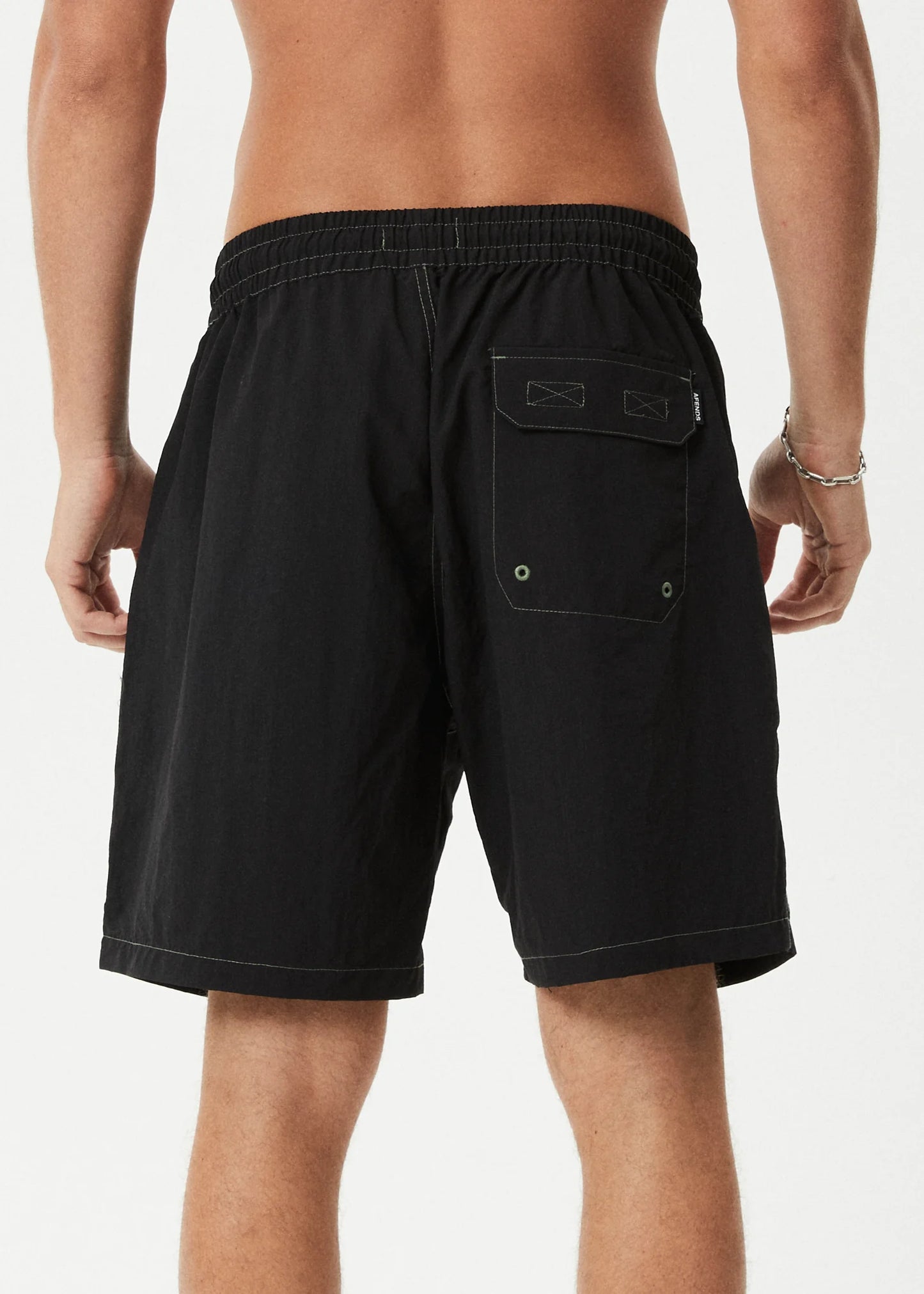 AFENDS // Flame On Baywatch Short 18" BLACK
