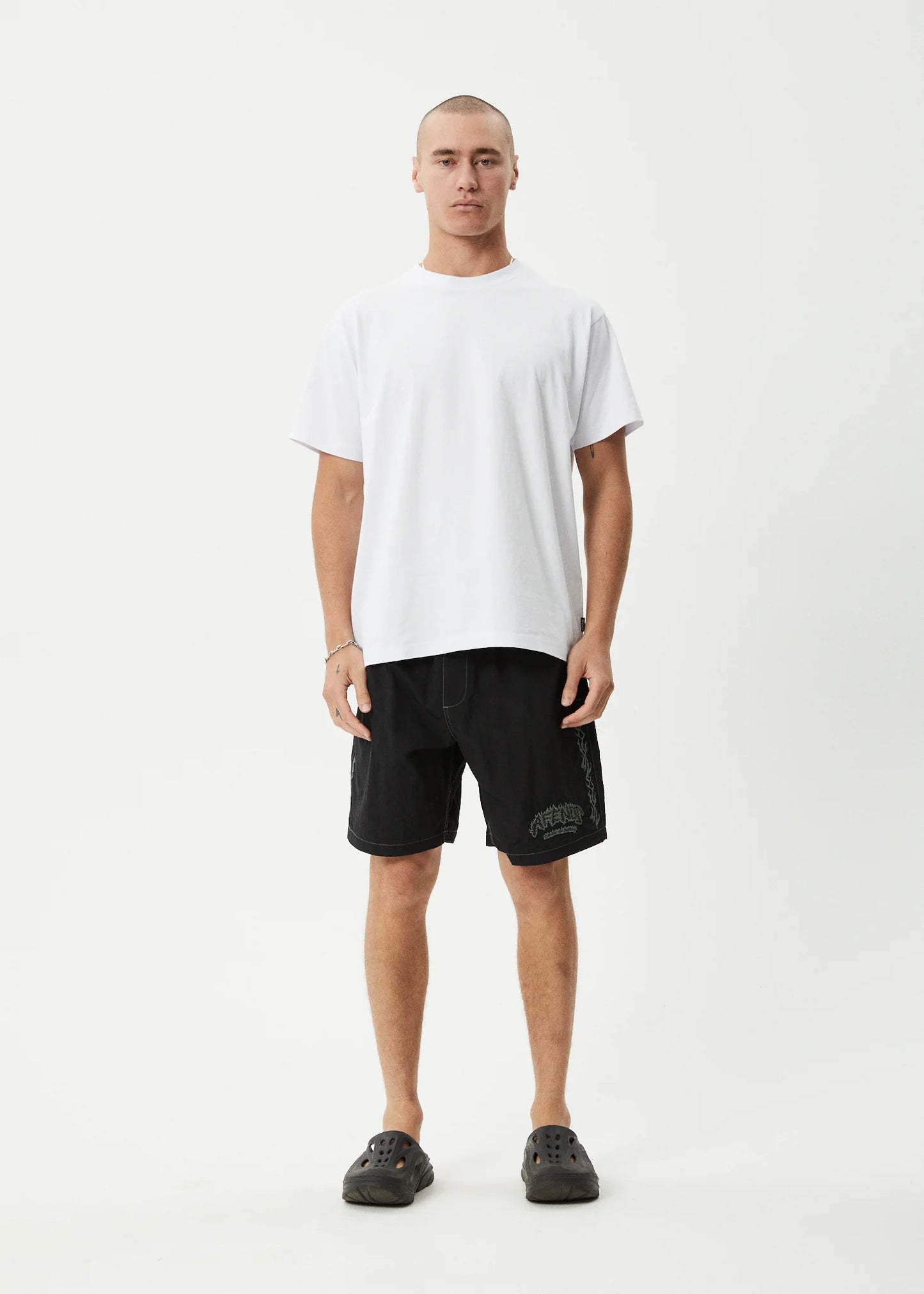 AFENDS // Flame On Baywatch Short 18" BLACK