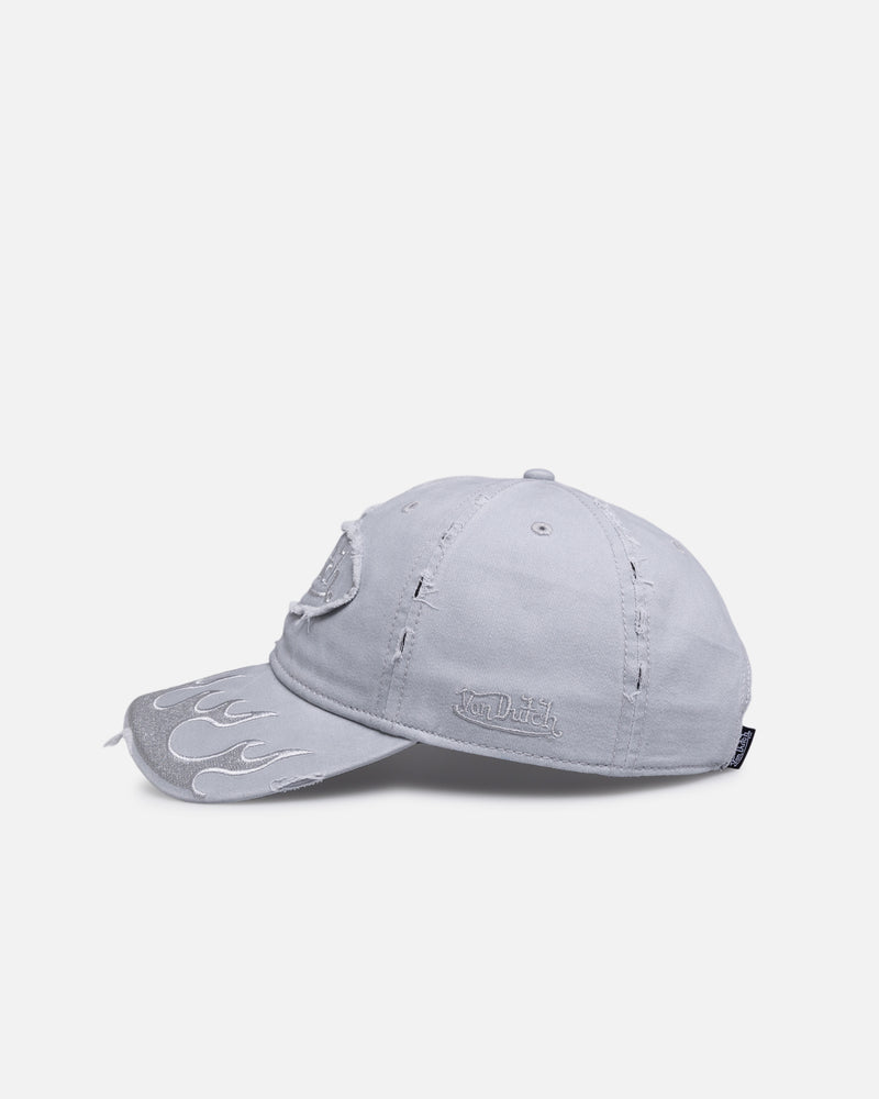 VD Flames Dad Cap LIGHT GREY