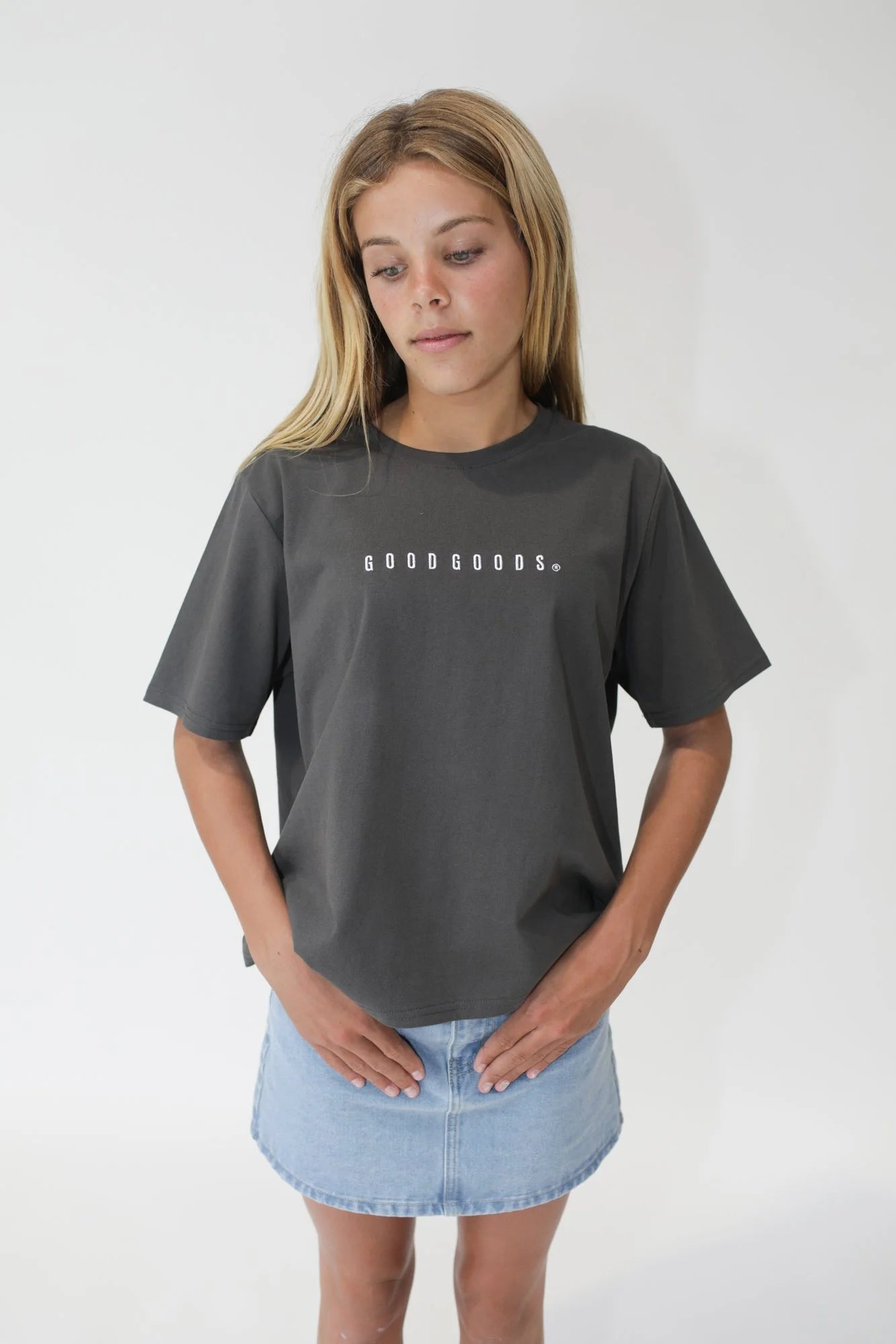 GOOD GOODS // Fia Tee CHARCOAL