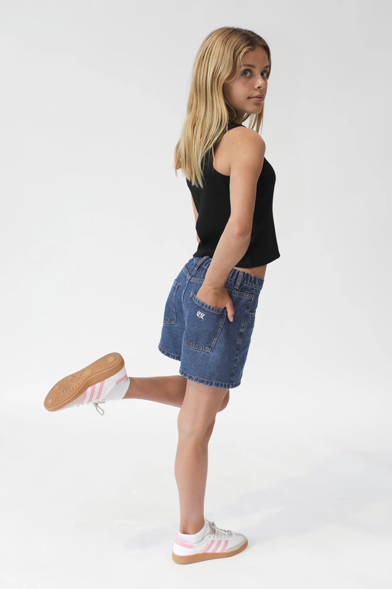 GOOD GOODS // Jai Shorts WASHED INDIGO