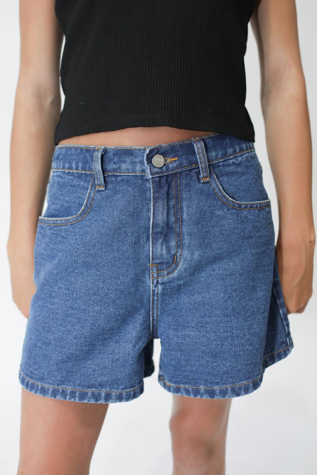 GOOD GOODS // Jai Shorts WASHED INDIGO