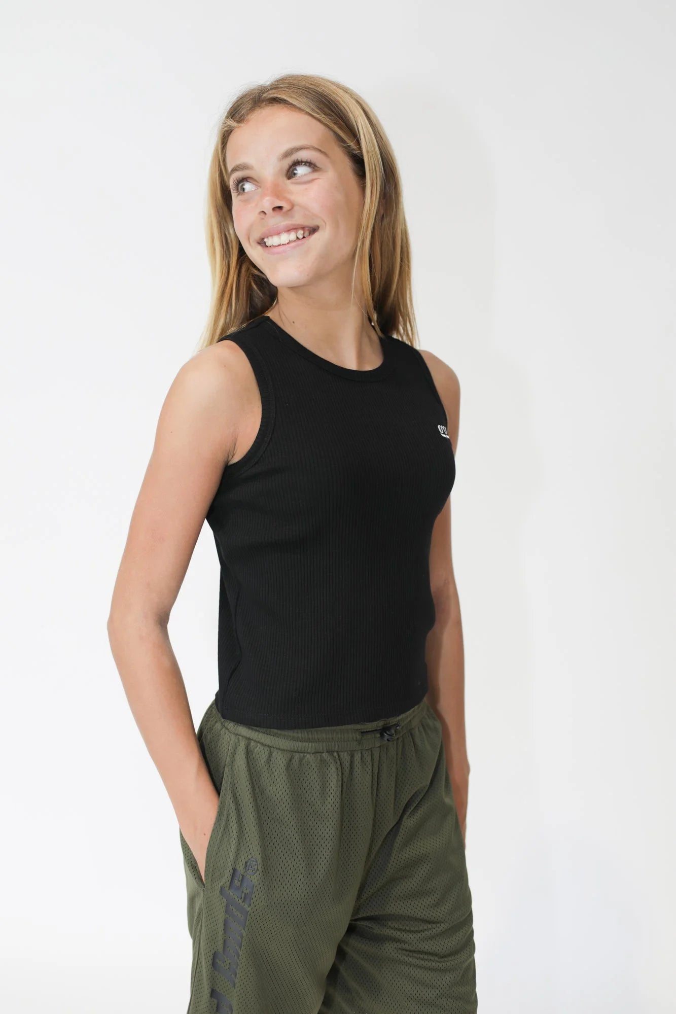 GOOD GOODS // Lucie Tank BLACK