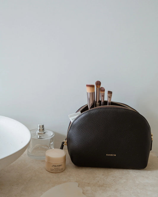SABEN // Gabi Cosmetic Pouch BLACK