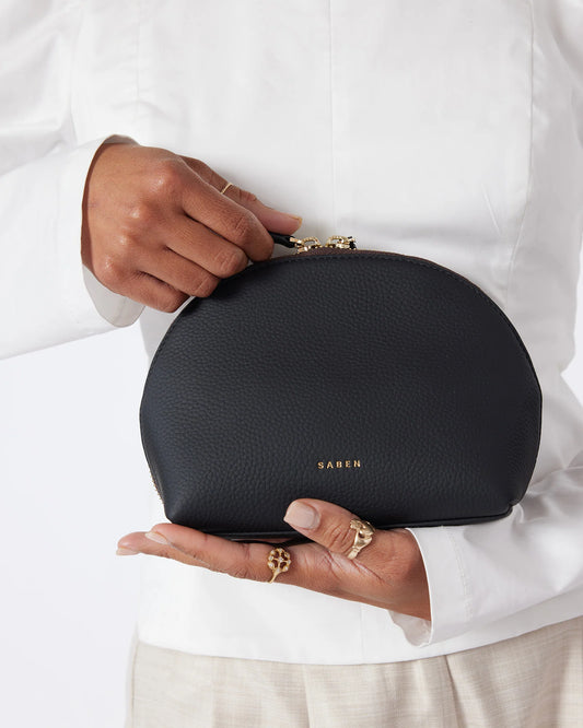 SABEN // Gabi Cosmetic Pouch BLACK