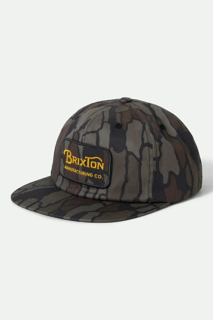 BRIXTON // Grade HP Snapback BARK CAMO