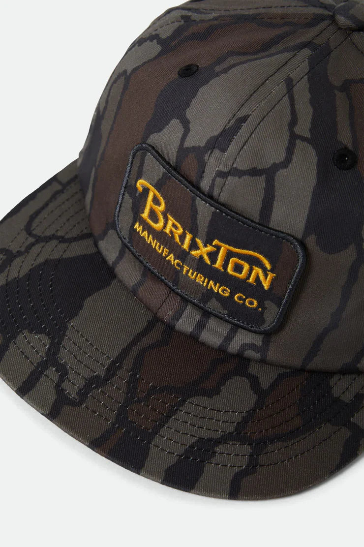 BRIXTON // Grade HP Snapback BARK CAMO