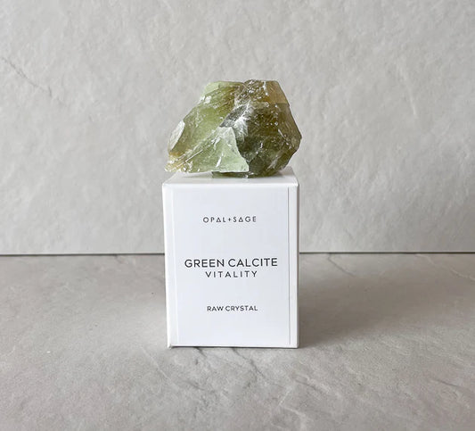 OPAL + SAGE // Green Calcite VITALITY