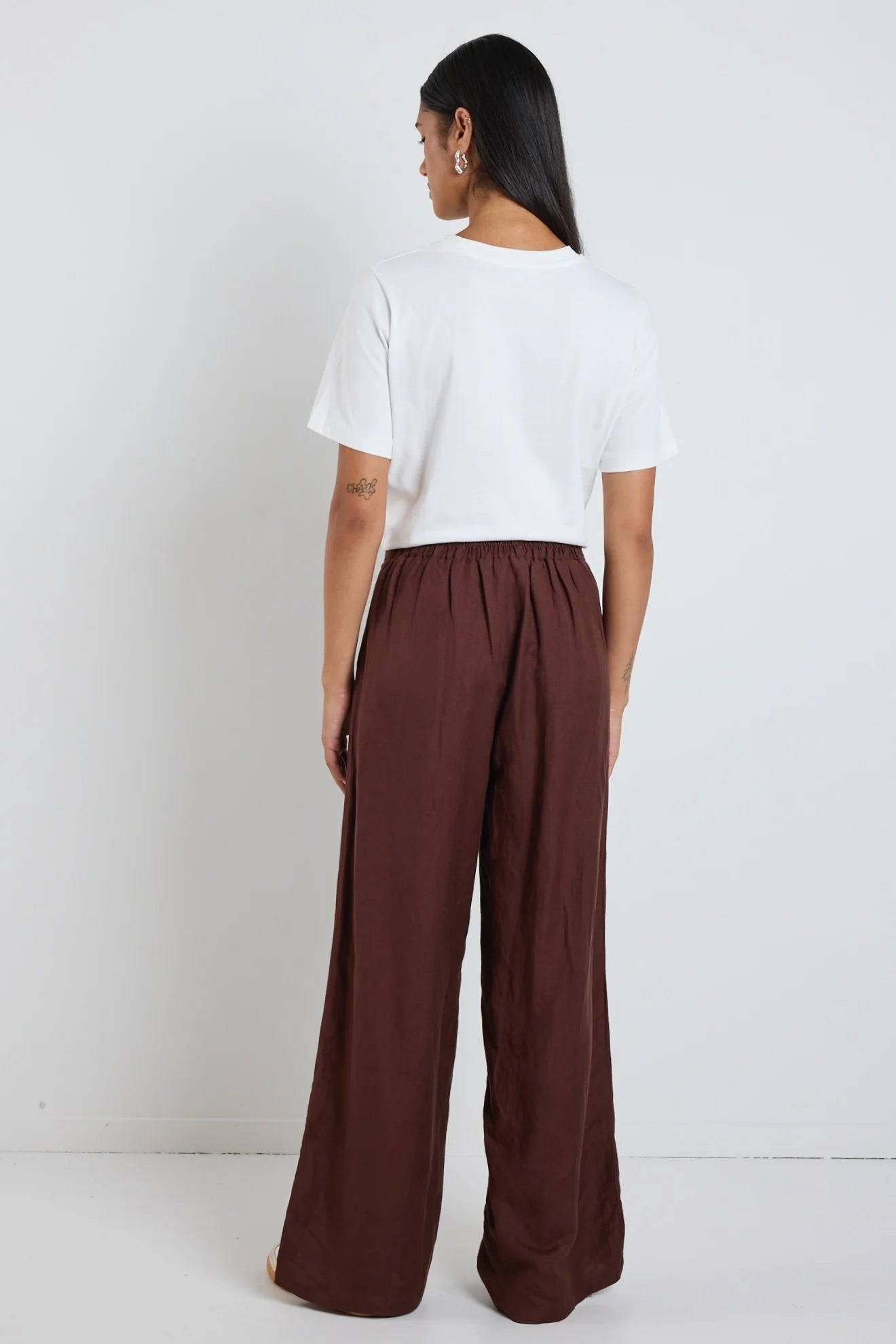 AMONG THE BRAVE // Guardian Linen Pant CHOCOLATE