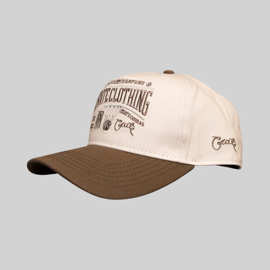 CRATE // Half Court Champions Snapback PUMICE/CHIA