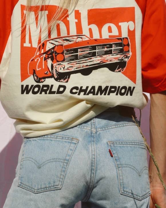 HAPPY LITTLE MOTHER // World Champion Moto Tee