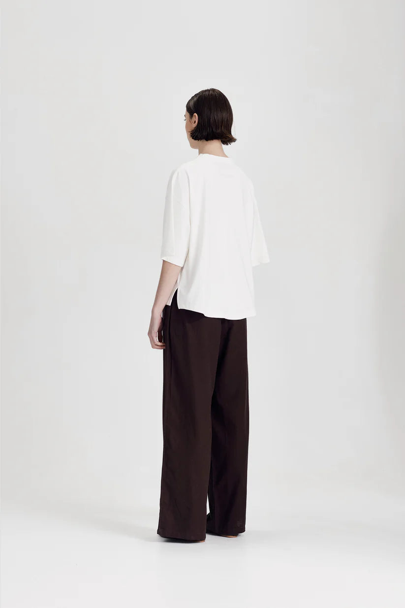 COMMONERS // Heavy Boxy Tee WHITE