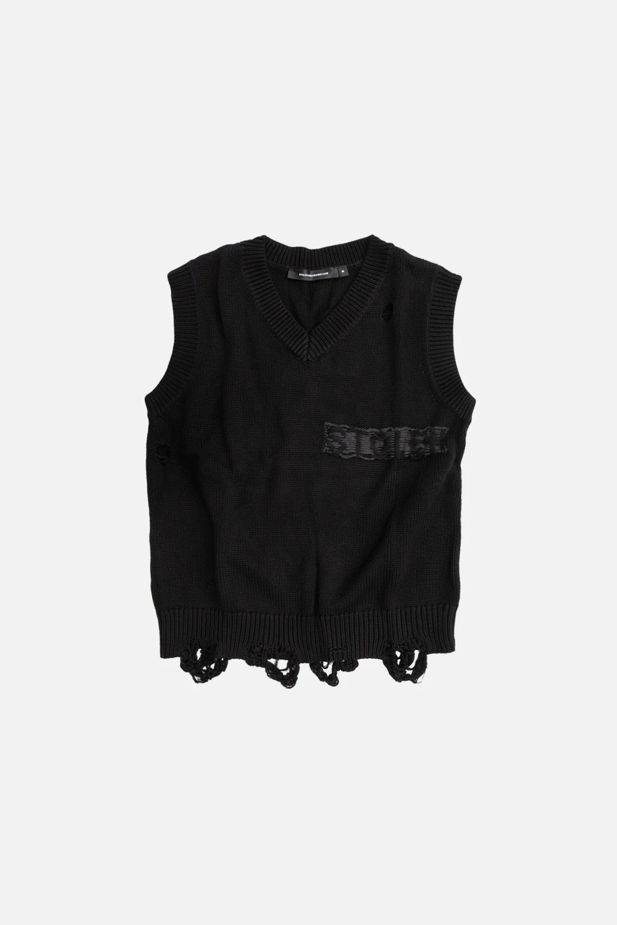STOLEN GIRLFRIENDS CLUB // UNISEX High Roller Oversized Vest BLACK