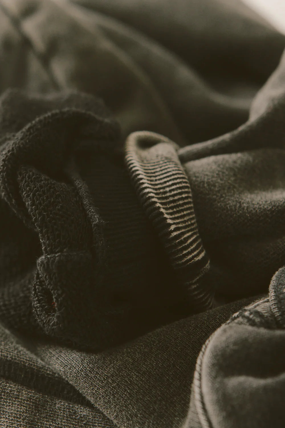 HAPPY LITTLE MOTHER // Sorry Mom Hoodie FADED BLACK