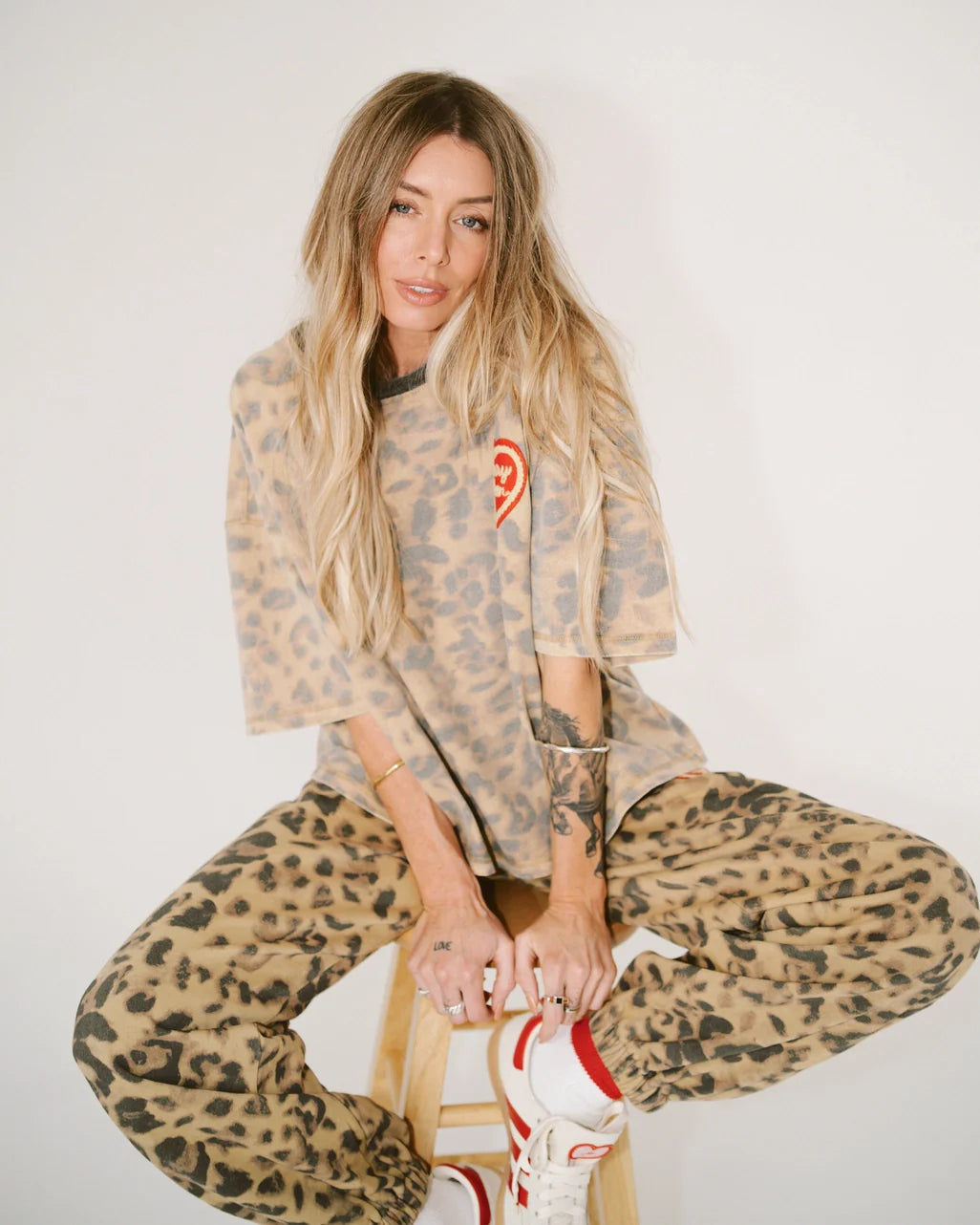 Sorry Mom Tee LEOPARD