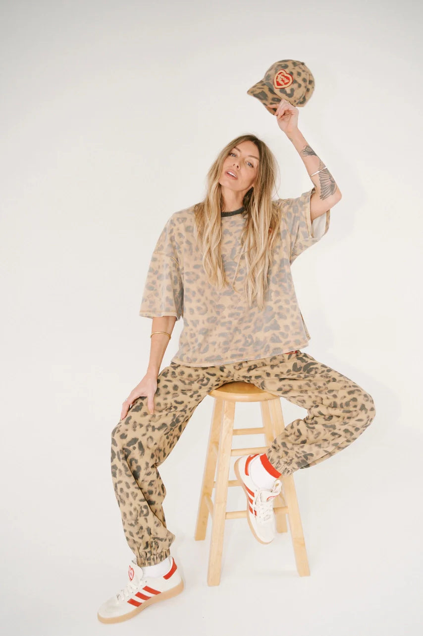 Sorry Mom Tee LEOPARD
