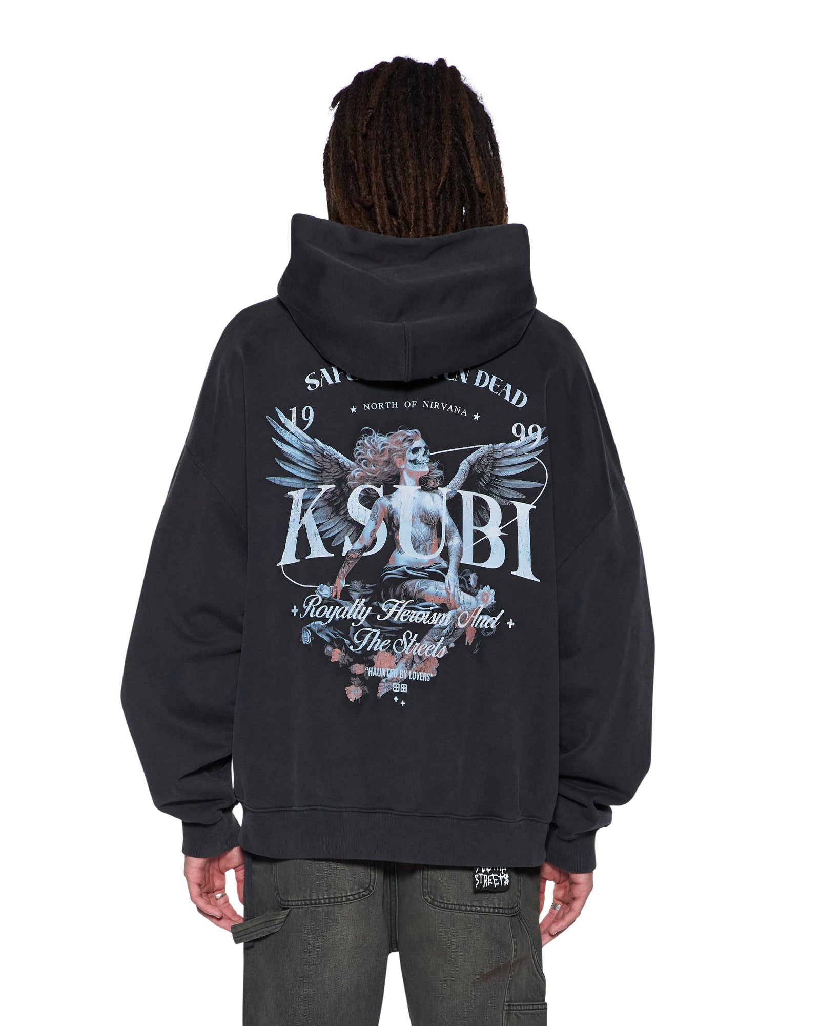 KSUBI // Spirit Ekcess Hoodie Acid Black CHARCOAL