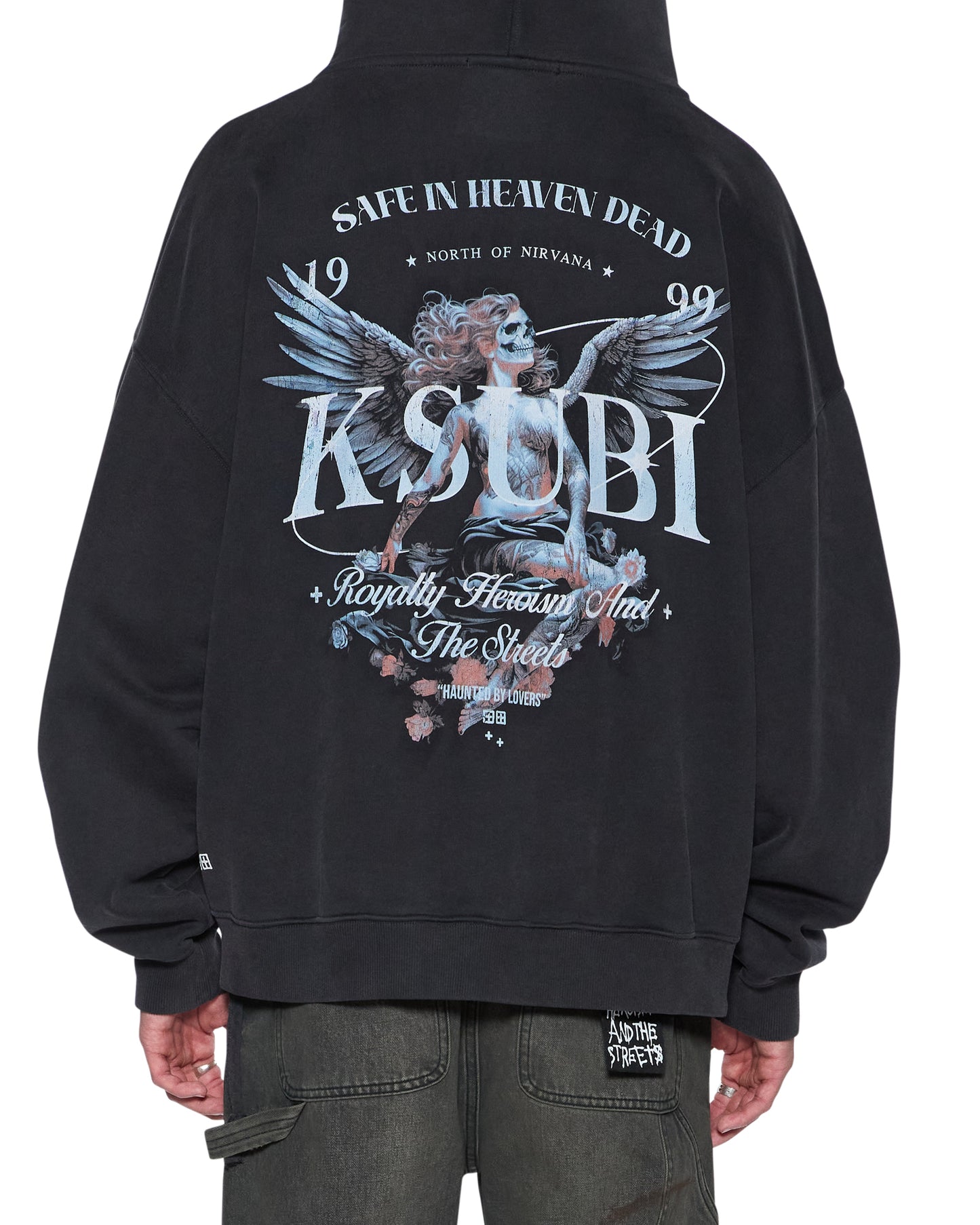 KSUBI // Spirit Ekcess Hoodie Acid Black CHARCOAL