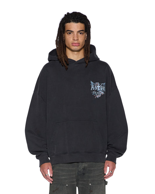 KSUBI // Spirit Ekcess Hoodie Acid Black CHARCOAL