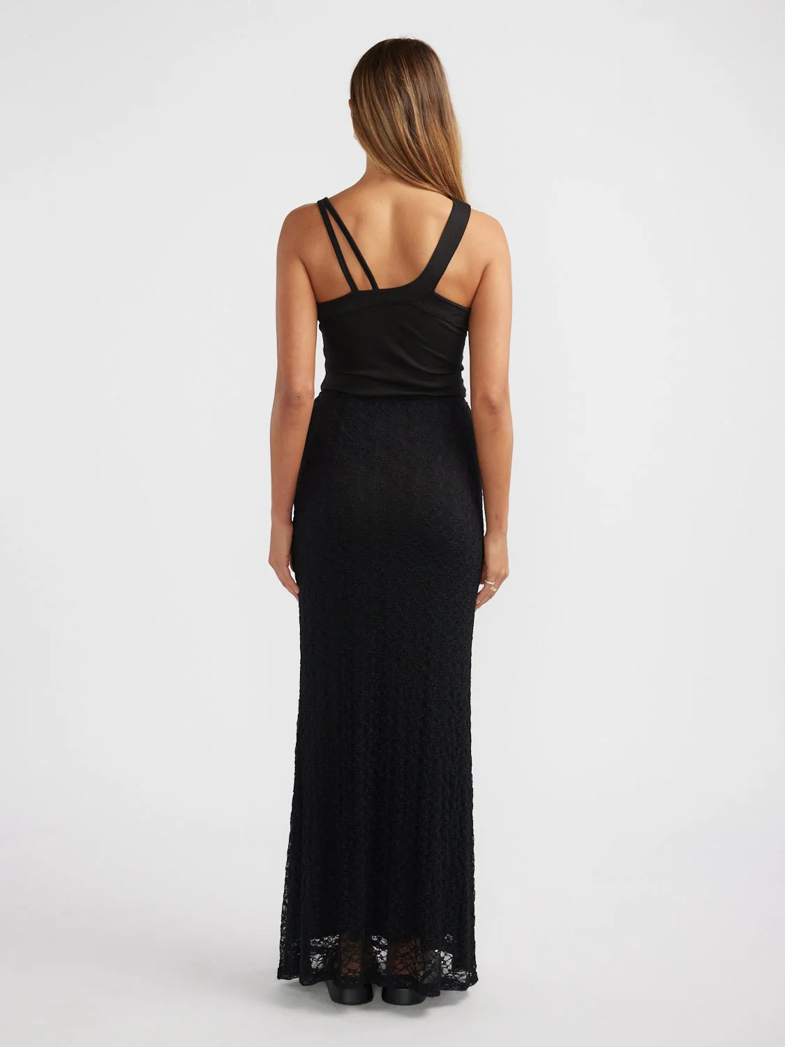 ENA PELLY // Hope Lace Skirt BLACK