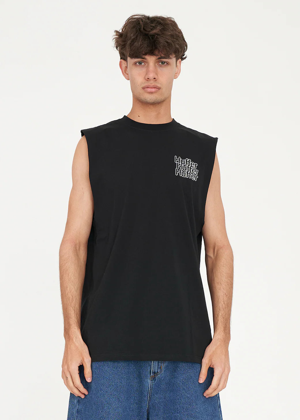 HUFFER // HFR Tank DITHER BLACK