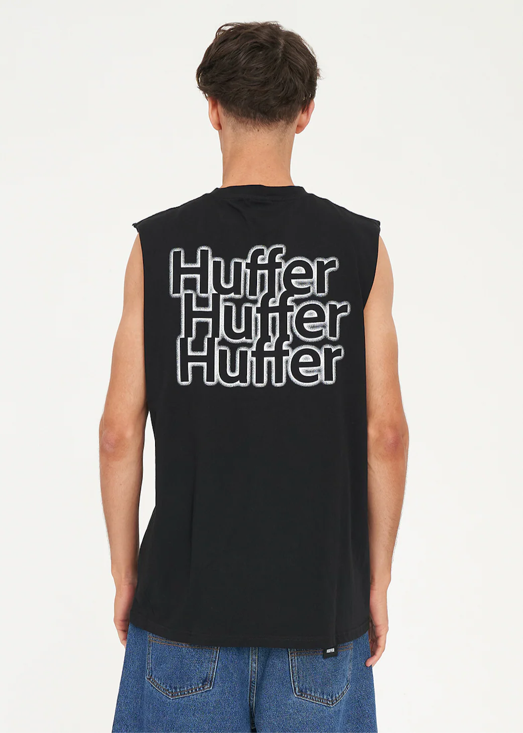 HUFFER // HFR Tank DITHER BLACK