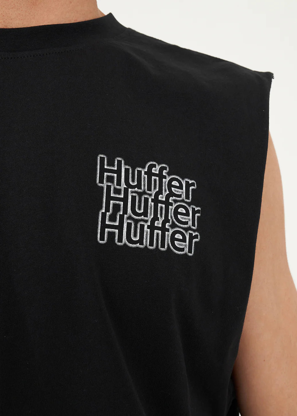 HUFFER // HFR Tank DITHER BLACK