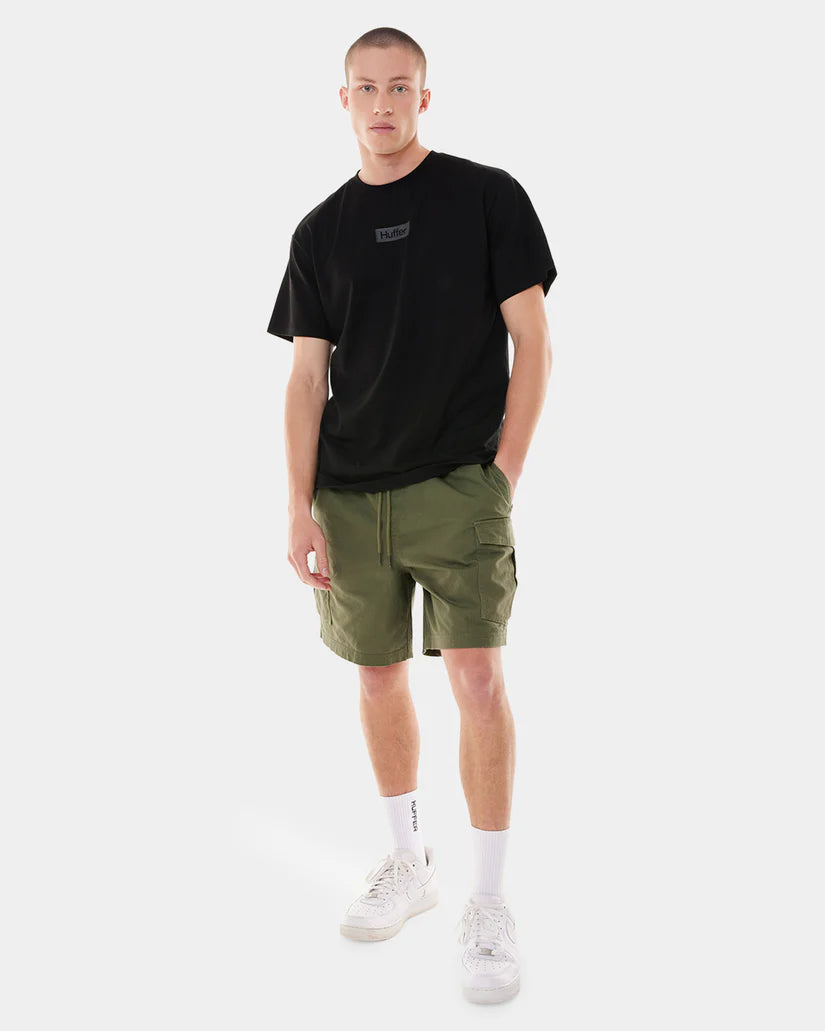 HUFFER // Faded Cargo Short KHAKI