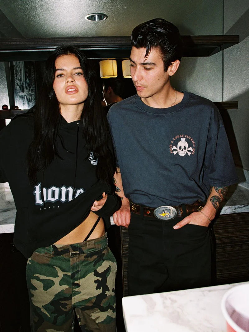 BILLY BONES // Have A Gr8 Day 2.0 Tee WASHED BLACK