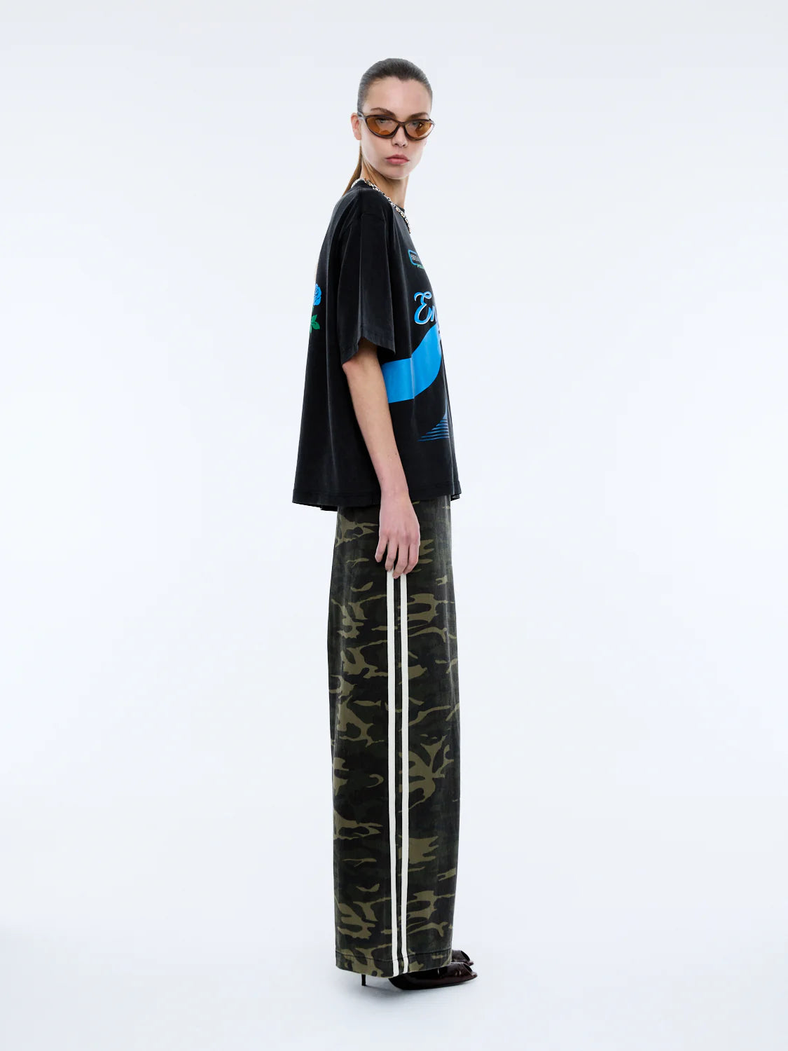 ENA PELLY // Highway 14 Tee WASHED BLACK