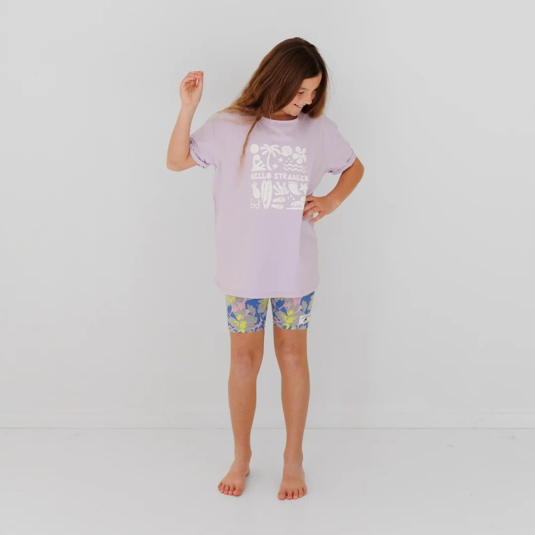 Holiday Vibes Bailey Tee LILAC