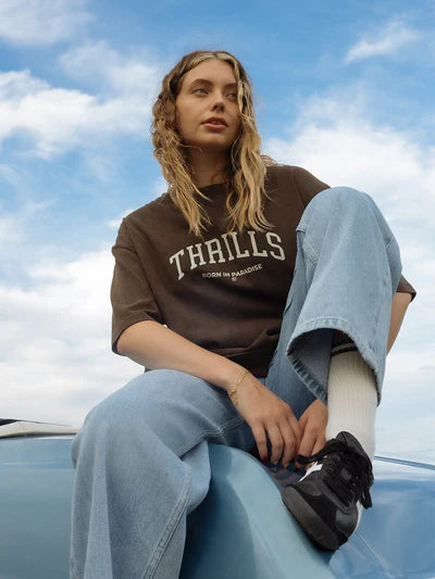 THRILLS // Home Advantage Oversized Tee WREN
