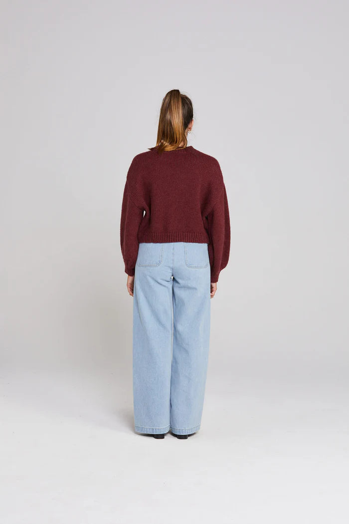 THING THING // Huddle Cardigan WINTER ROUGE