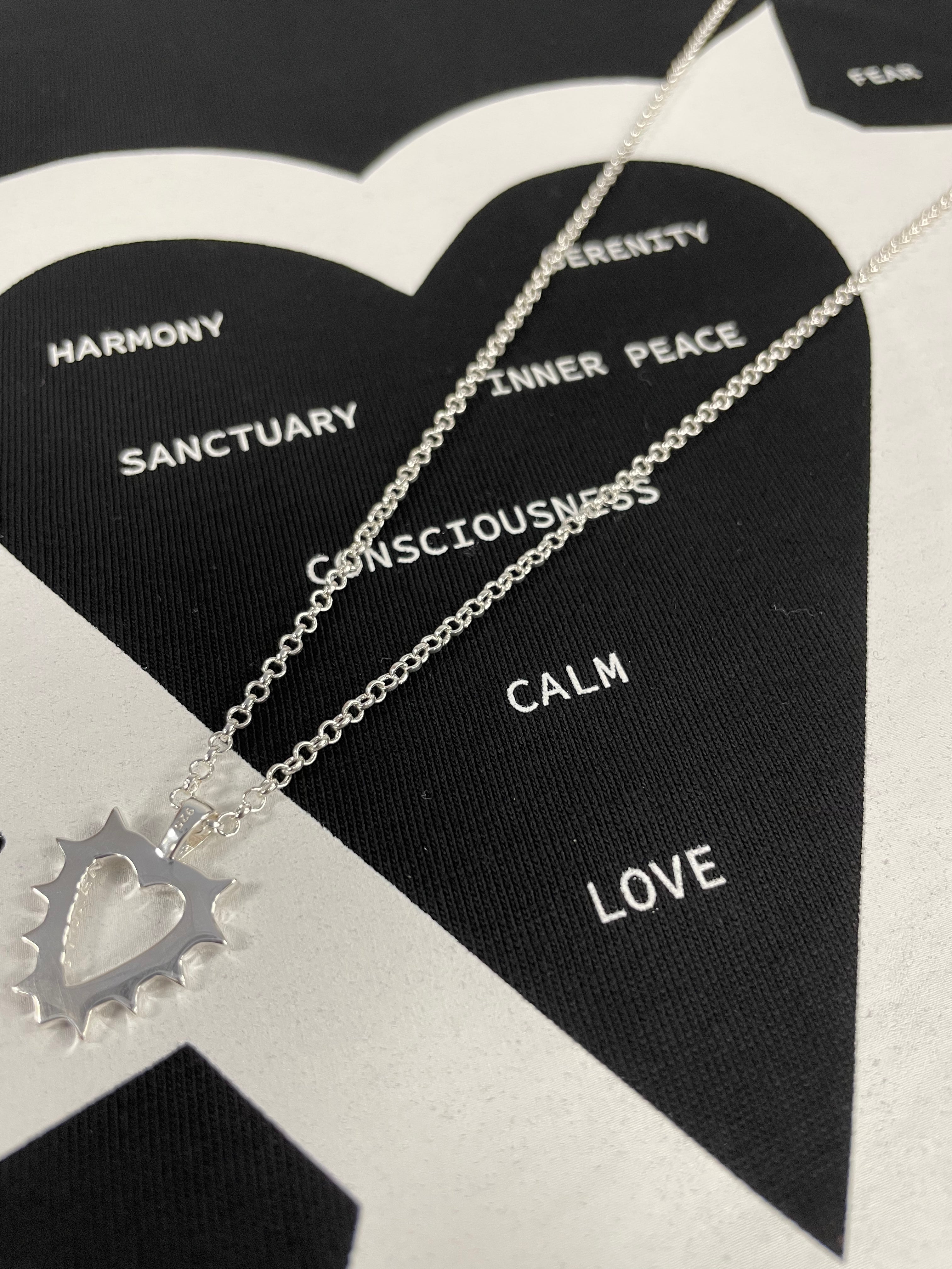 SGC // Spike Heart Necklace **EXCLUSIVE**